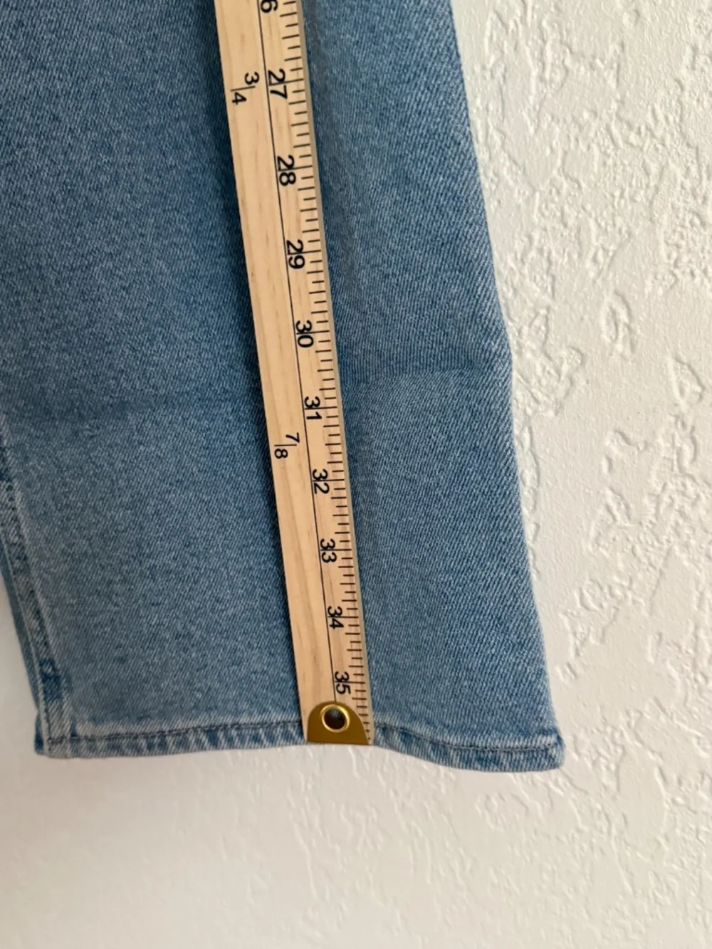 Abercrombie Kids Girls Jeans 13/14 Regular Low Rise Baggy Light Wash Denim